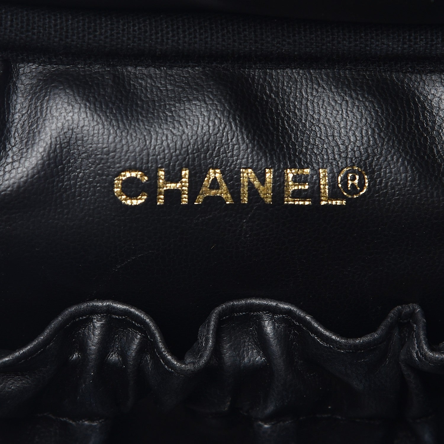 Chanel Caviar Cosmetic Vanity Bag Black 6 of 13