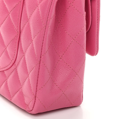 Chanel Caviar Quilted Medium Double Flap Pink 8 of 9