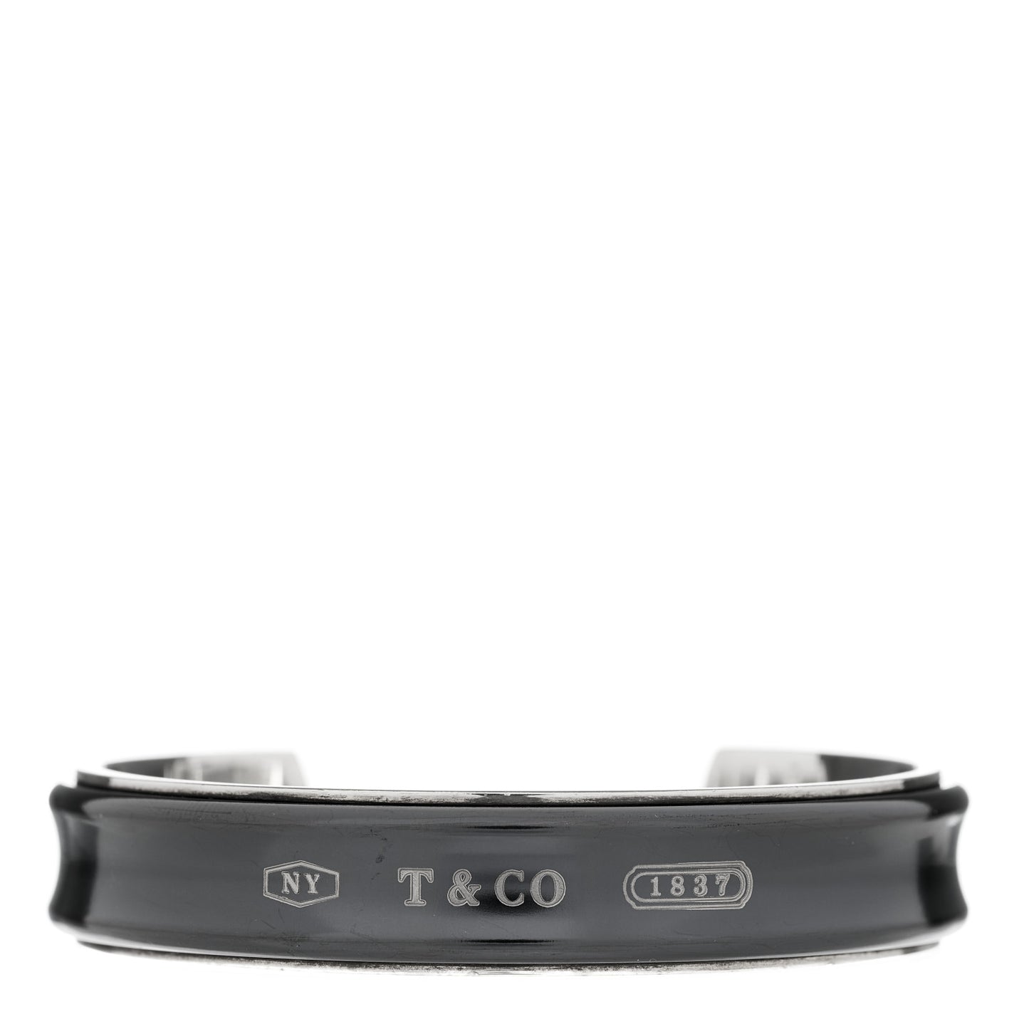 Sterling Silver Titanium 1837 Cuff Bracelet