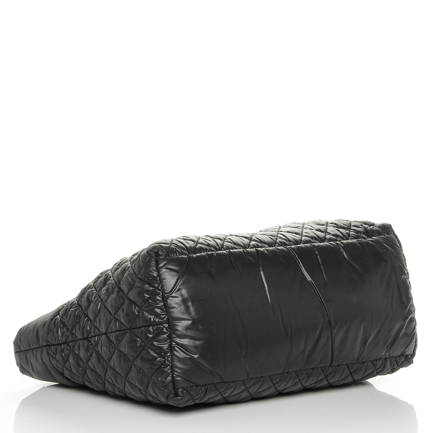 Chanel Nylon Quilted Large Coco Cocoon Tote Black 4 of 8
