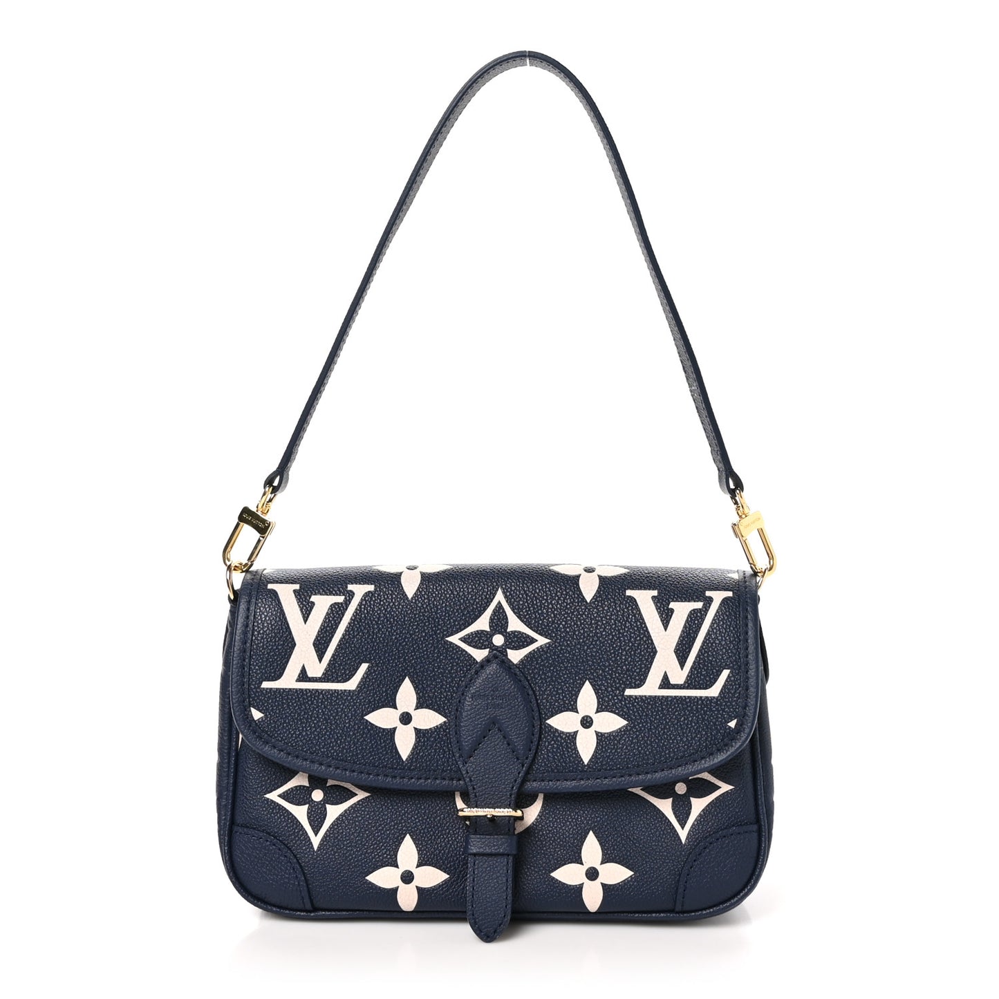 Empreinte Giant Monogram Diane Navy Creme