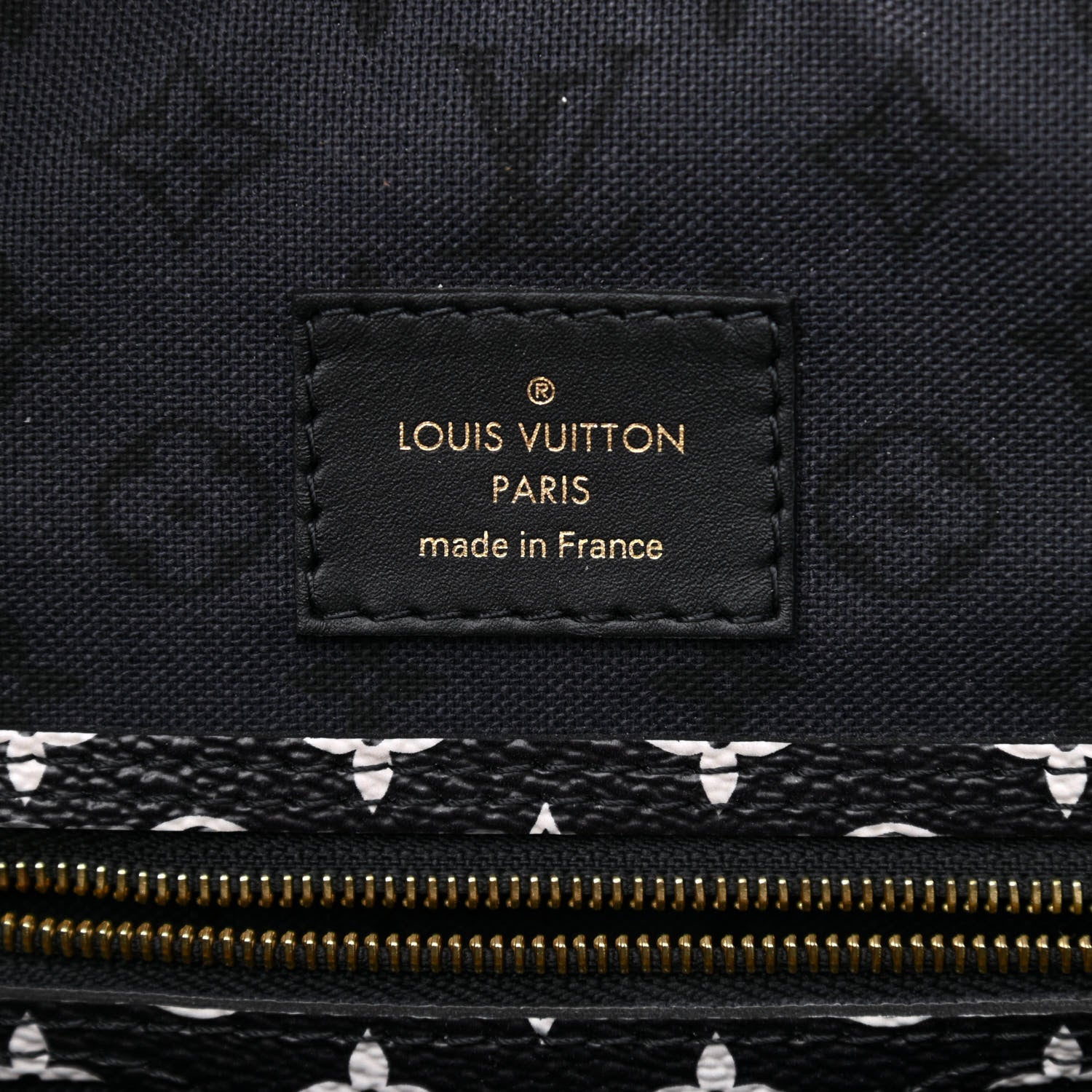 Louis Vuitton Monogram Giant Crafty Neverfull MM Creme Rouge Black 6 of 8