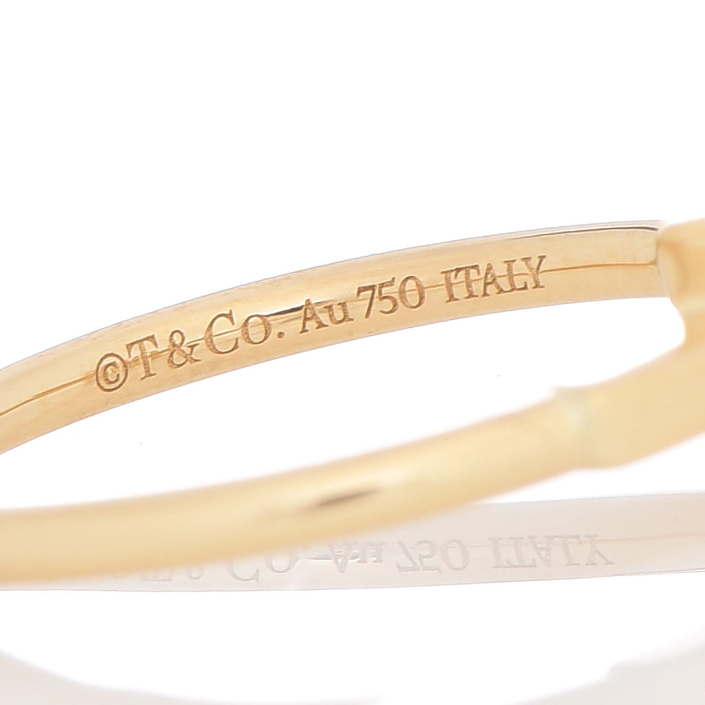 18K Yellow Gold T Wire Ring 53 6.5