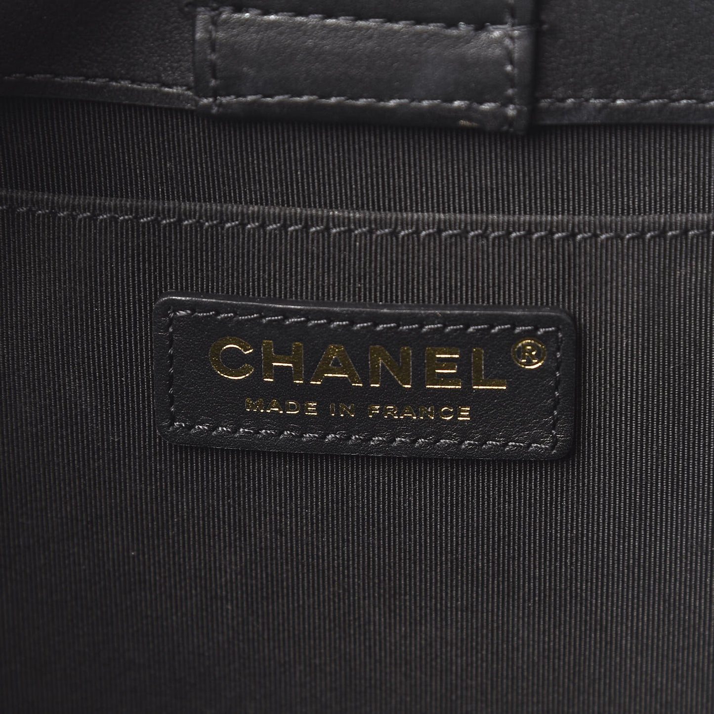Calfskin Quilted CC Chain Accordion Tote Black
