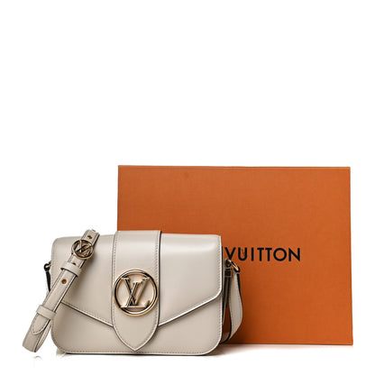 Louis Vuitton Smooth Calfskin LV Pont 9 Cream 14 of 14