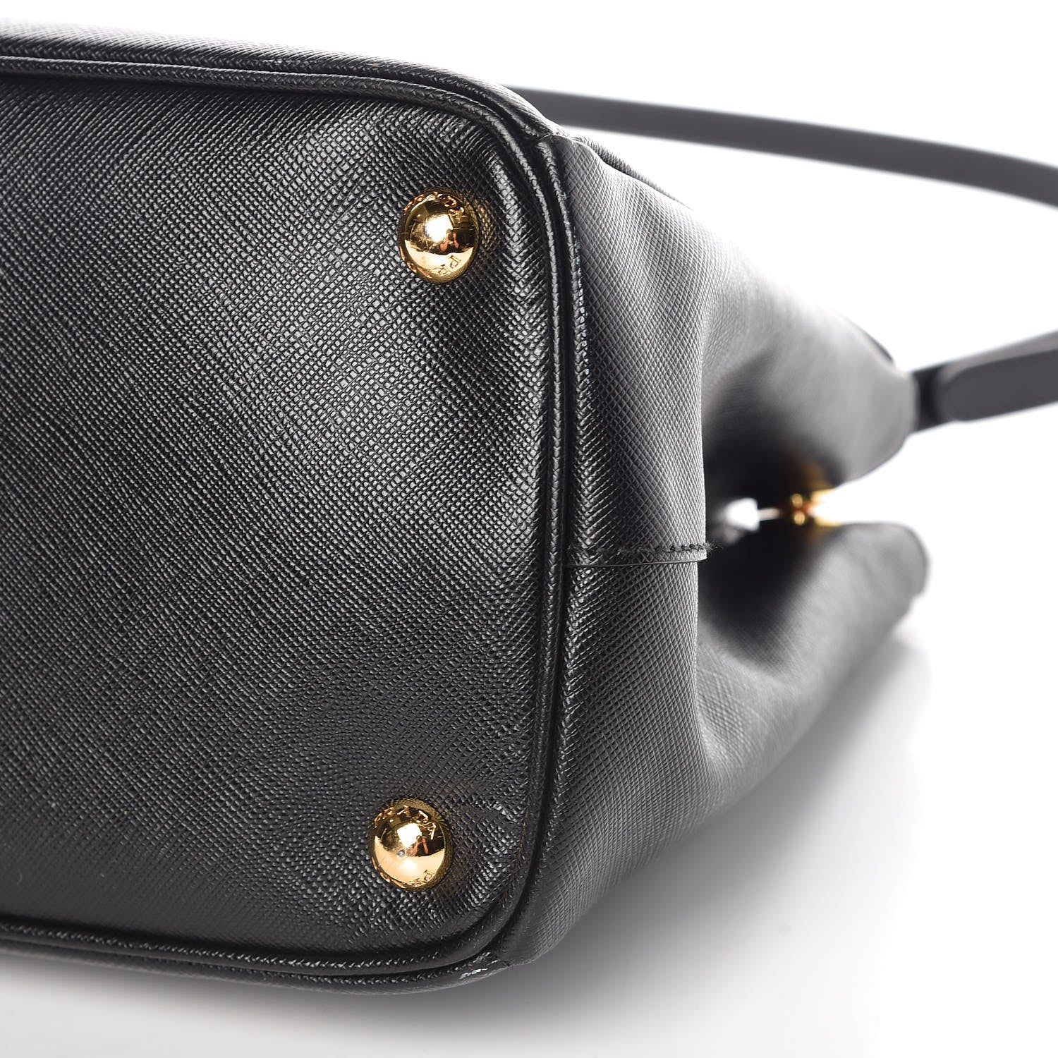 Prada Saffiano Small Galleria Double Zip Tote Black 10 of 12