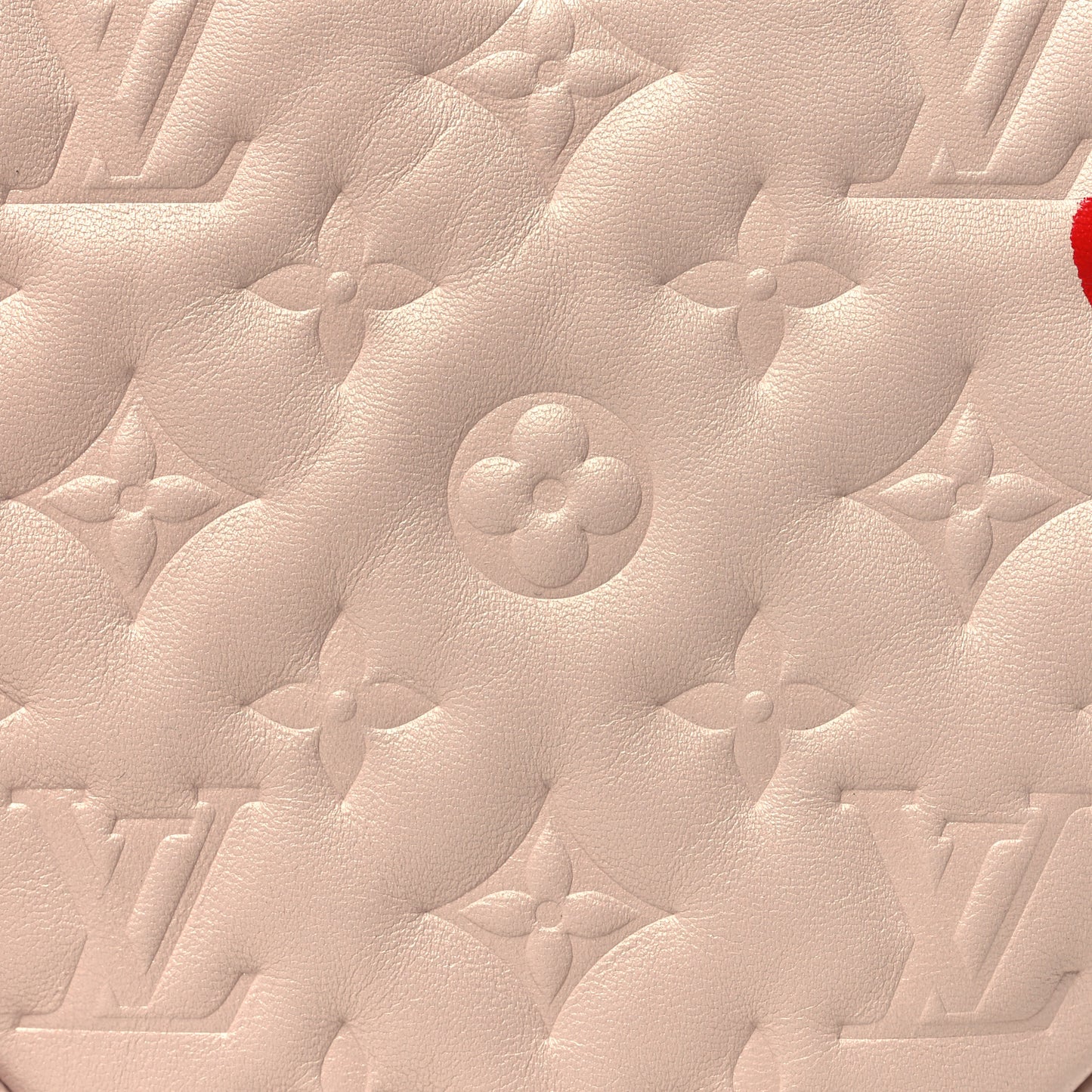 Lambskin Embossed Monogram Fall In Love Sac Coeur Light Pink