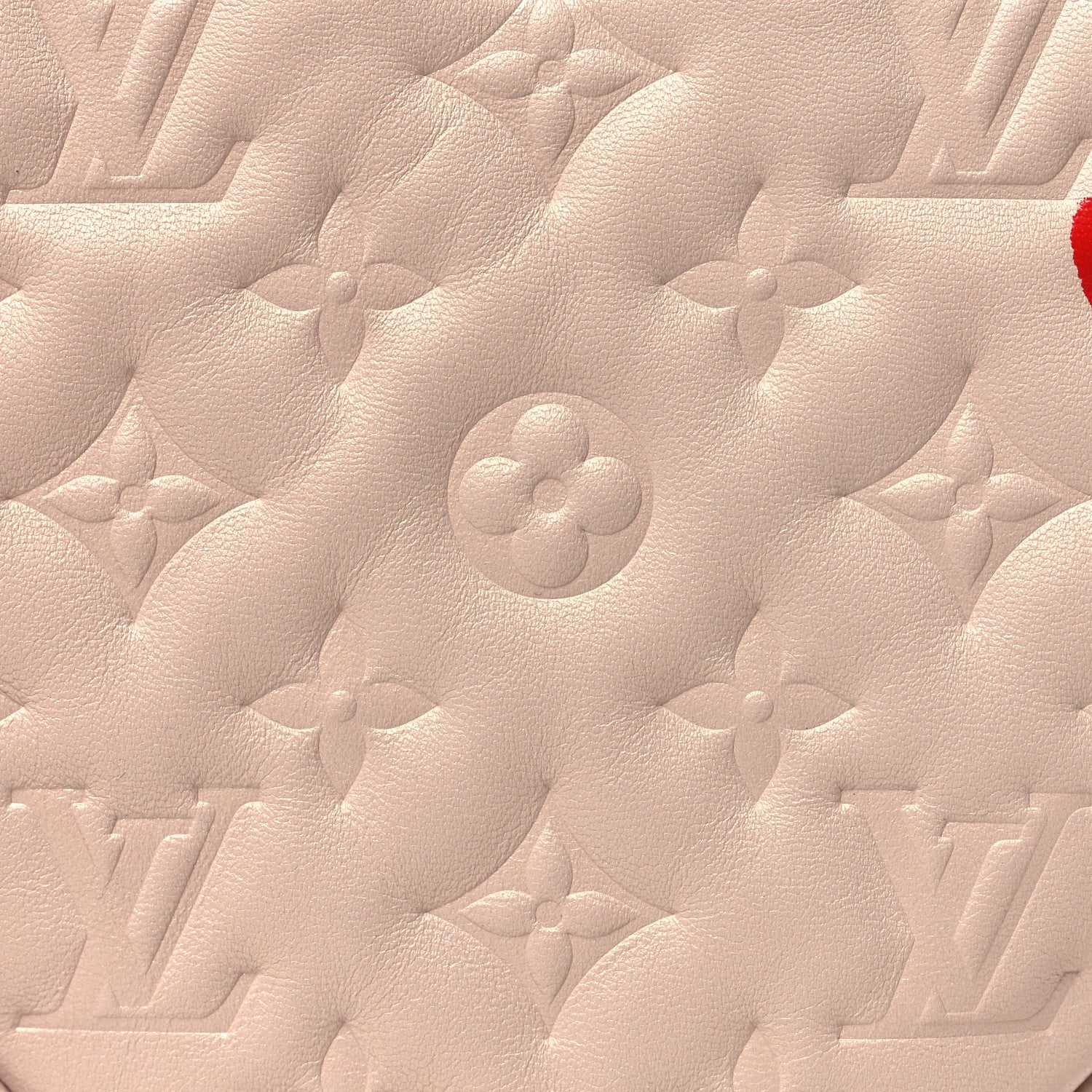 Louis Vuitton Lambskin Embossed Monogram Fall In Love Sac Coeur Light Pink 7 of 9