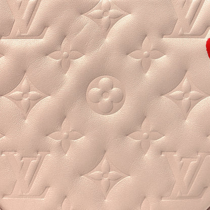 Louis Vuitton Lambskin Embossed Monogram Fall In Love Sac Coeur Light Pink 7 of 9