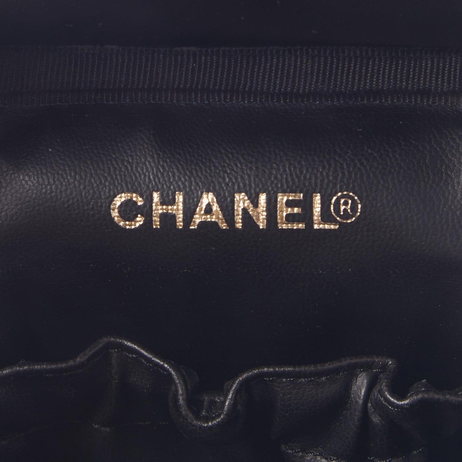 Chanel Caviar Vanity Cosmetic Case Black 8 of 9