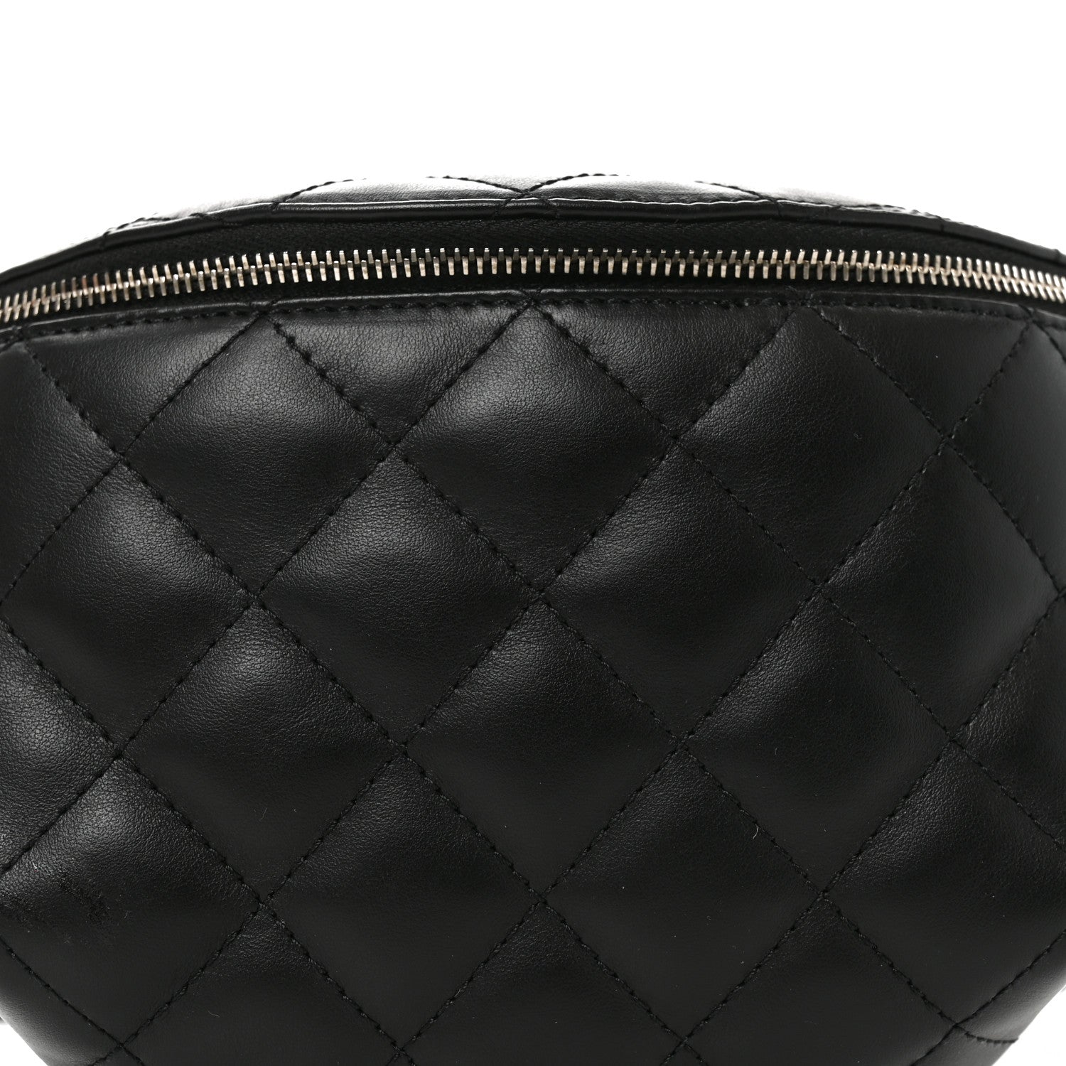 Chanel Calfskin Quilted Waist Belt Bag Black 8 of 10