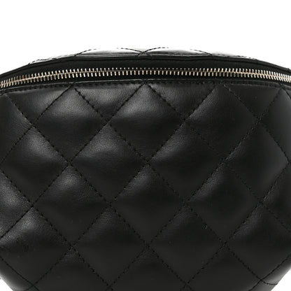 Chanel Calfskin Quilted Waist Belt Bag Black 8 of 10