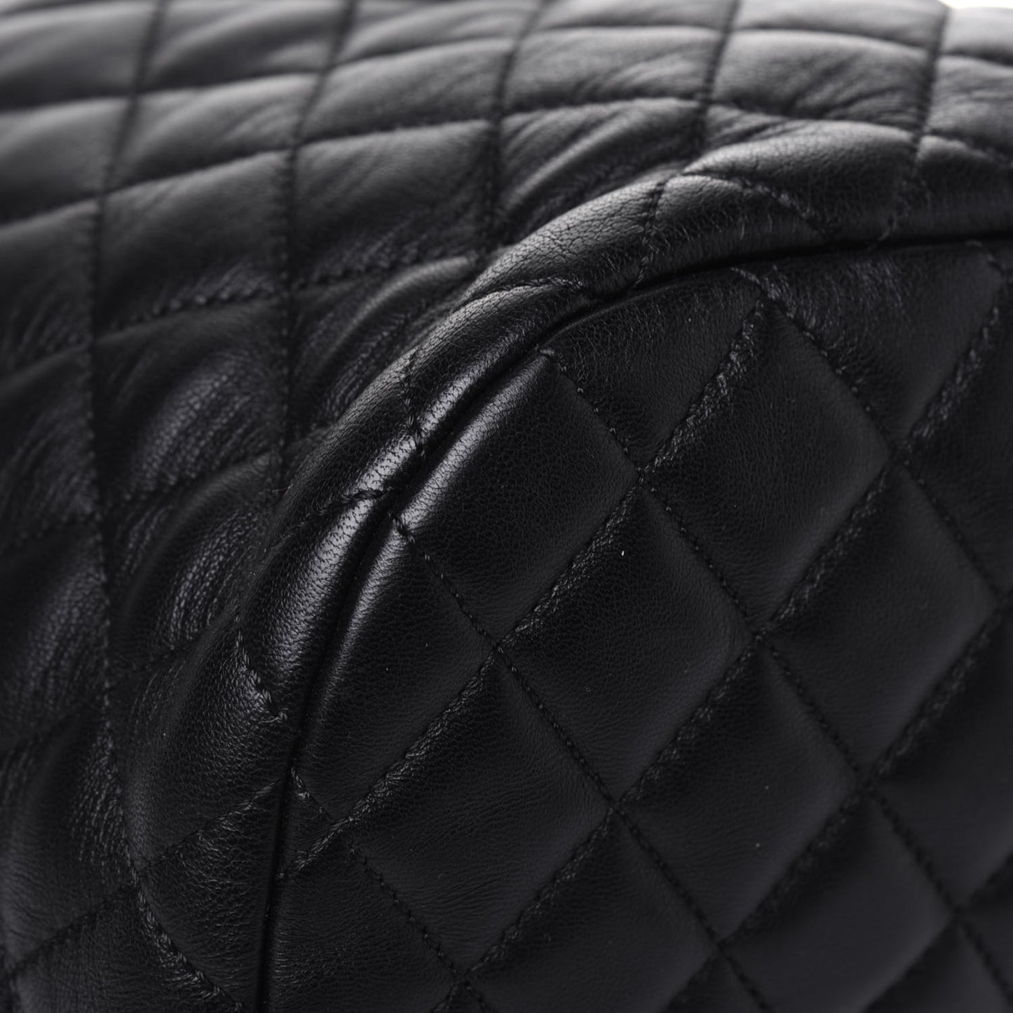 Calfskin Quilted Small Urban Spirit Backpack Black