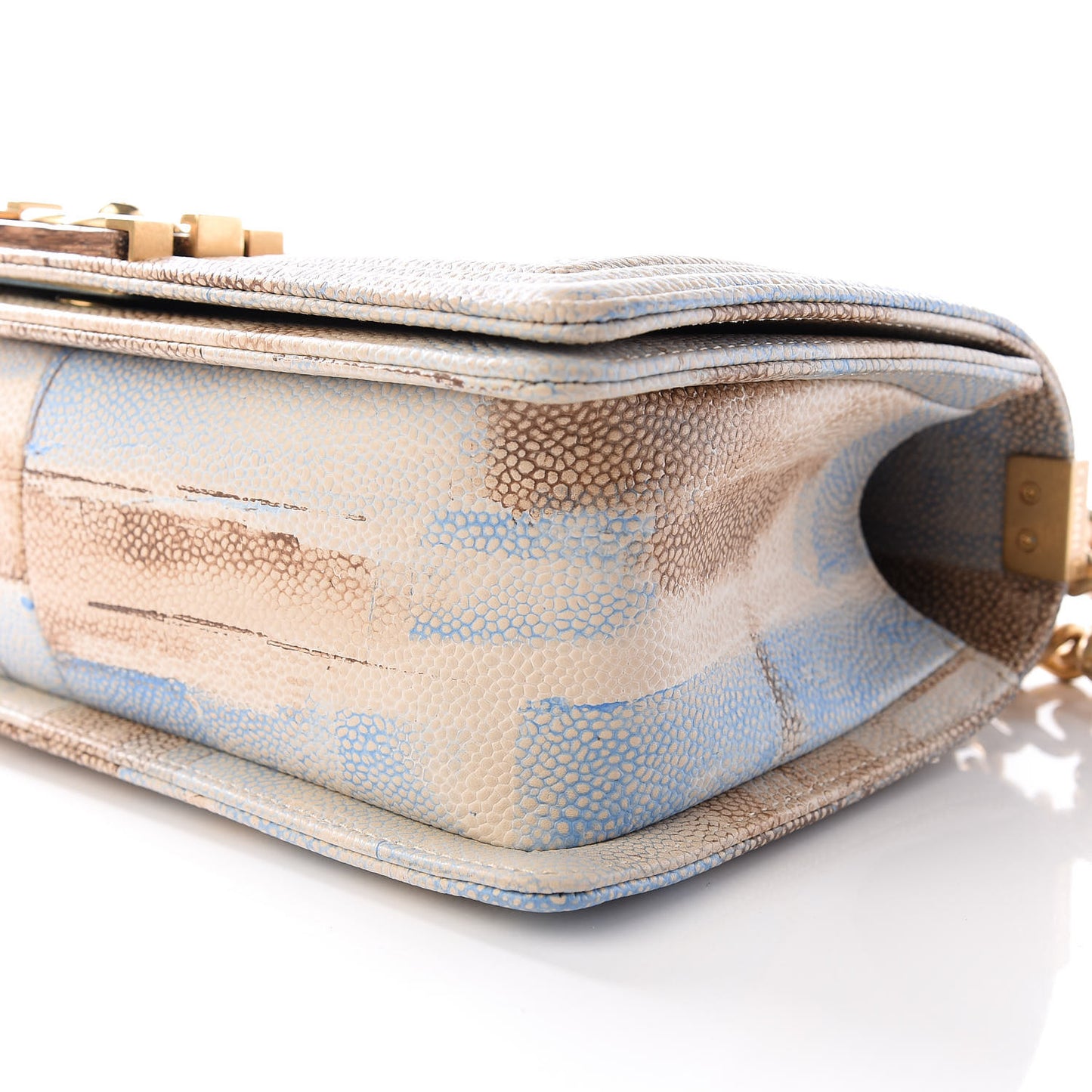 Painted Caviar Quilted Medium Boy In Cuba Flap Multicolor