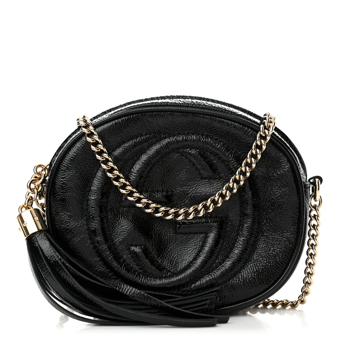 Patent Mini Soho Chain Bag Black