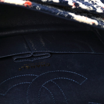 Chanel Wool Tweed Denim 2.55 Reissue 225 Flap Multicolor 9 of 11