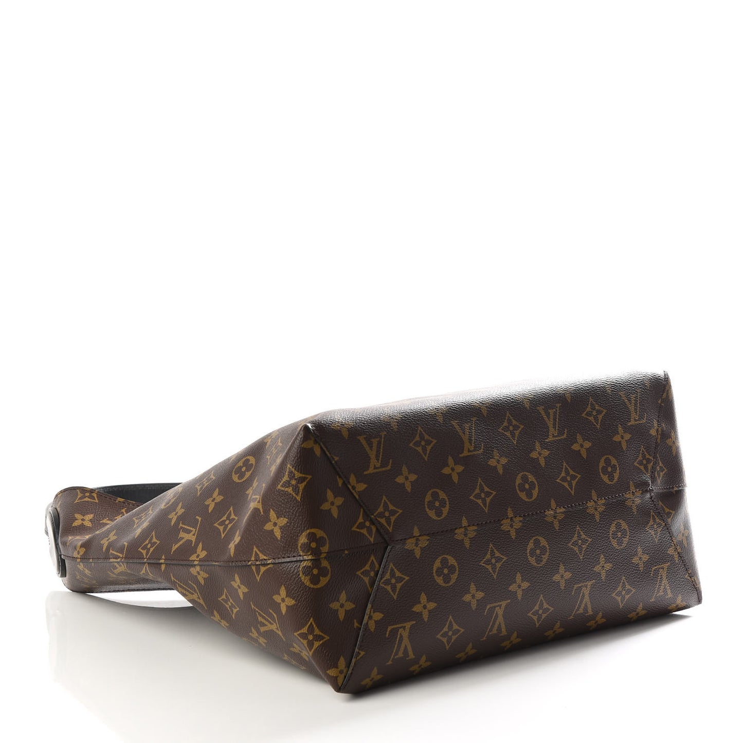 Monogram Flower Hobo Black