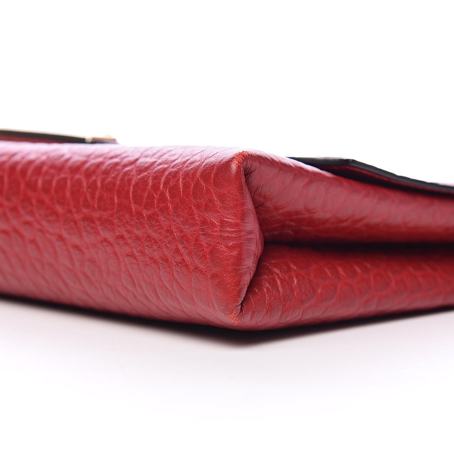 Signature Grain Vintage Finish Langley Crossbody Red