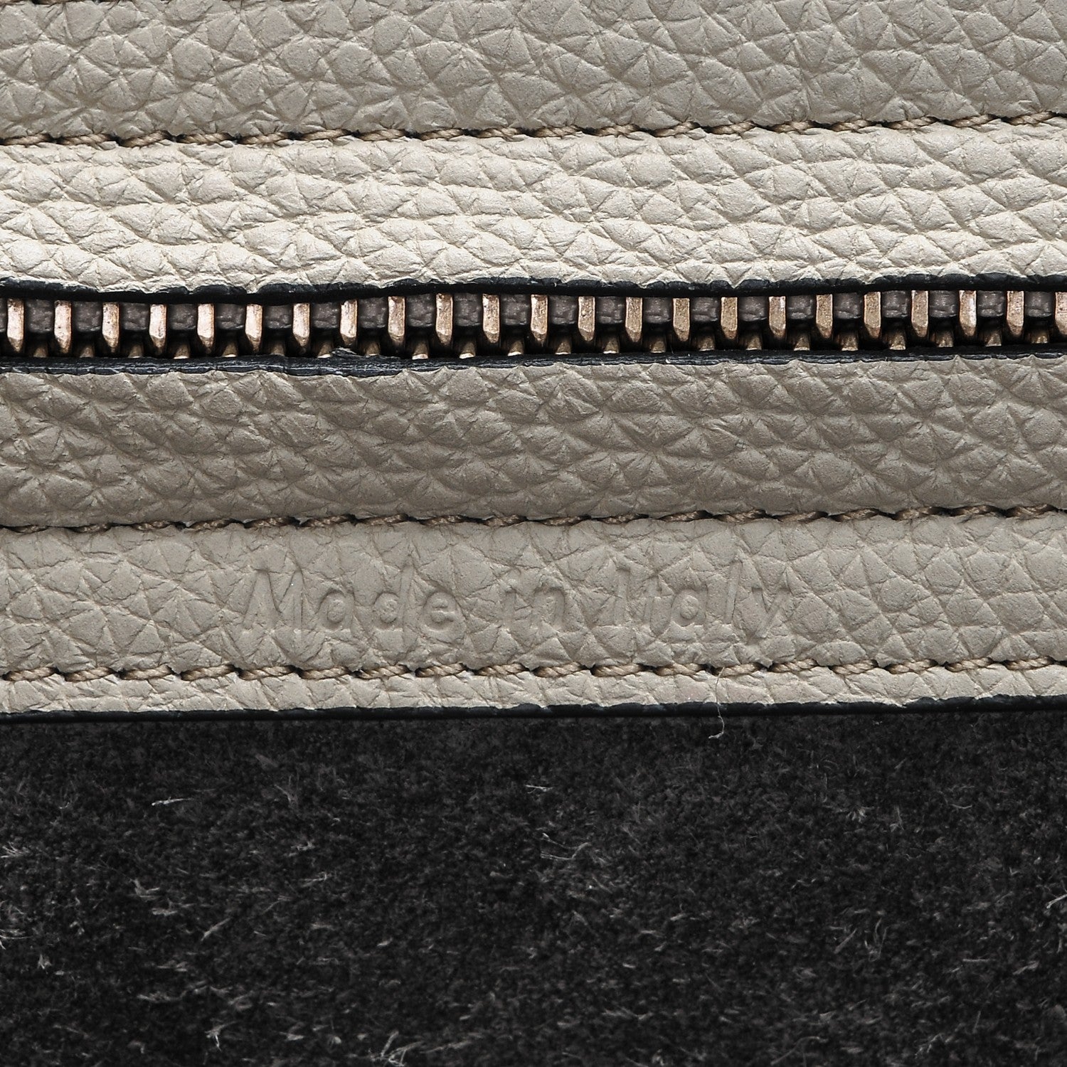 Celine Baby Grained Calfskin Medium Phantom Luggage Grey 7 of 8