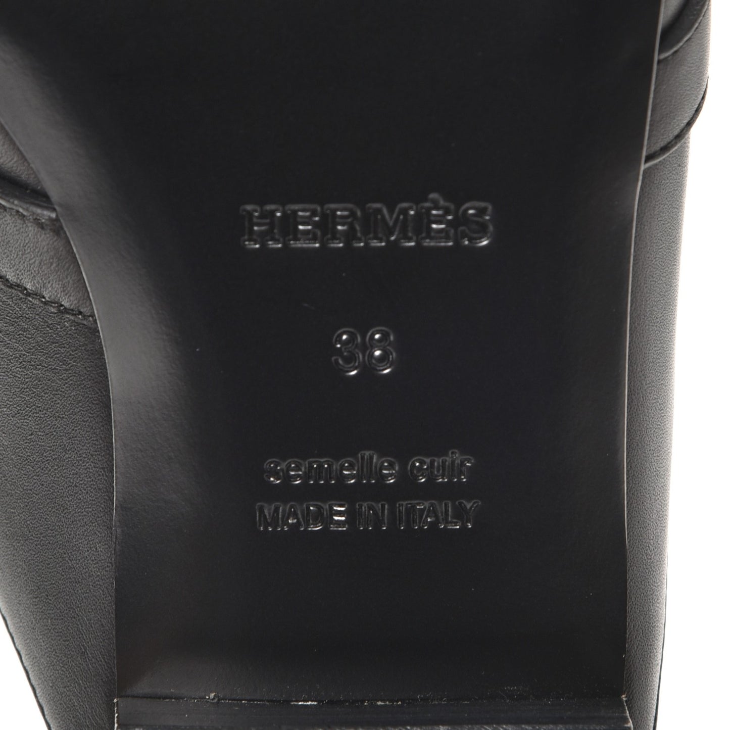Calfskin Oz Mules 38 Black