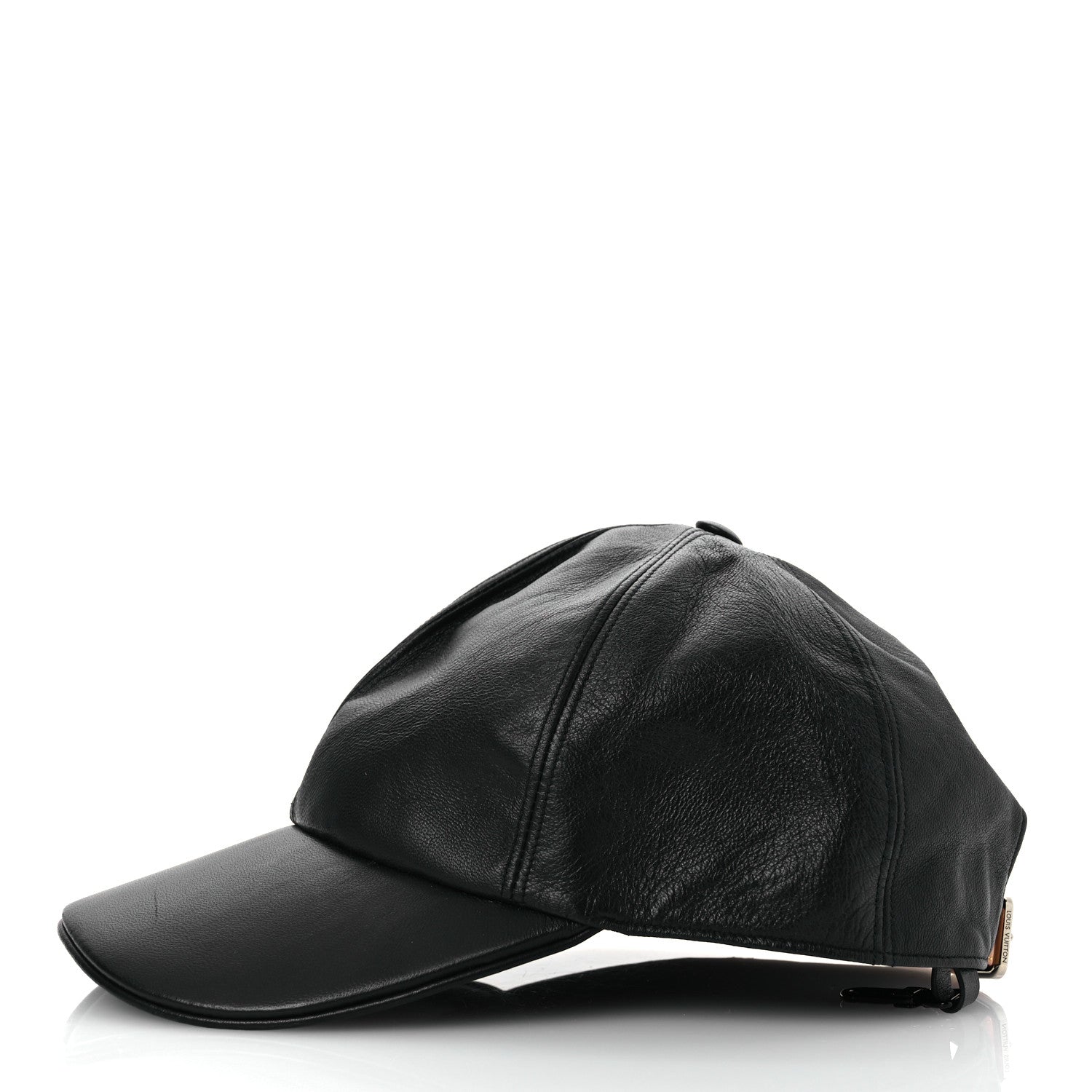 Louis Vuitton Lambskin LV Staples Baseball Cap 59 Black 4 of 10