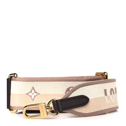 Louis Vuitton Jacquard Speedy Bandouliere 20 Shoulder Strap Beige Brown 1 of 3