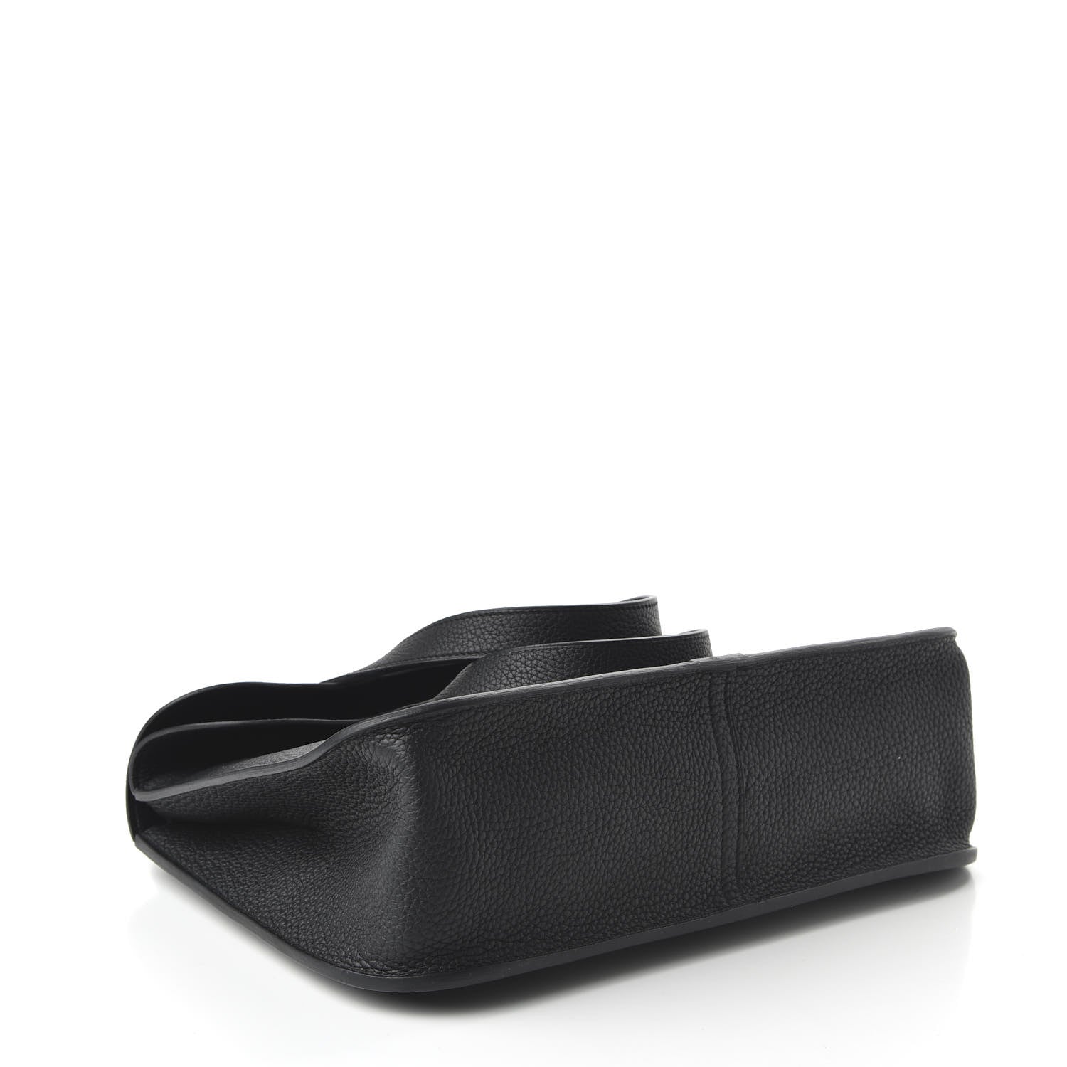Hermes Taurillon Clemence Halzan 31 GM Black 5 of 11