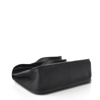 Hermes Taurillon Clemence Halzan 31 GM Black 5 of 11