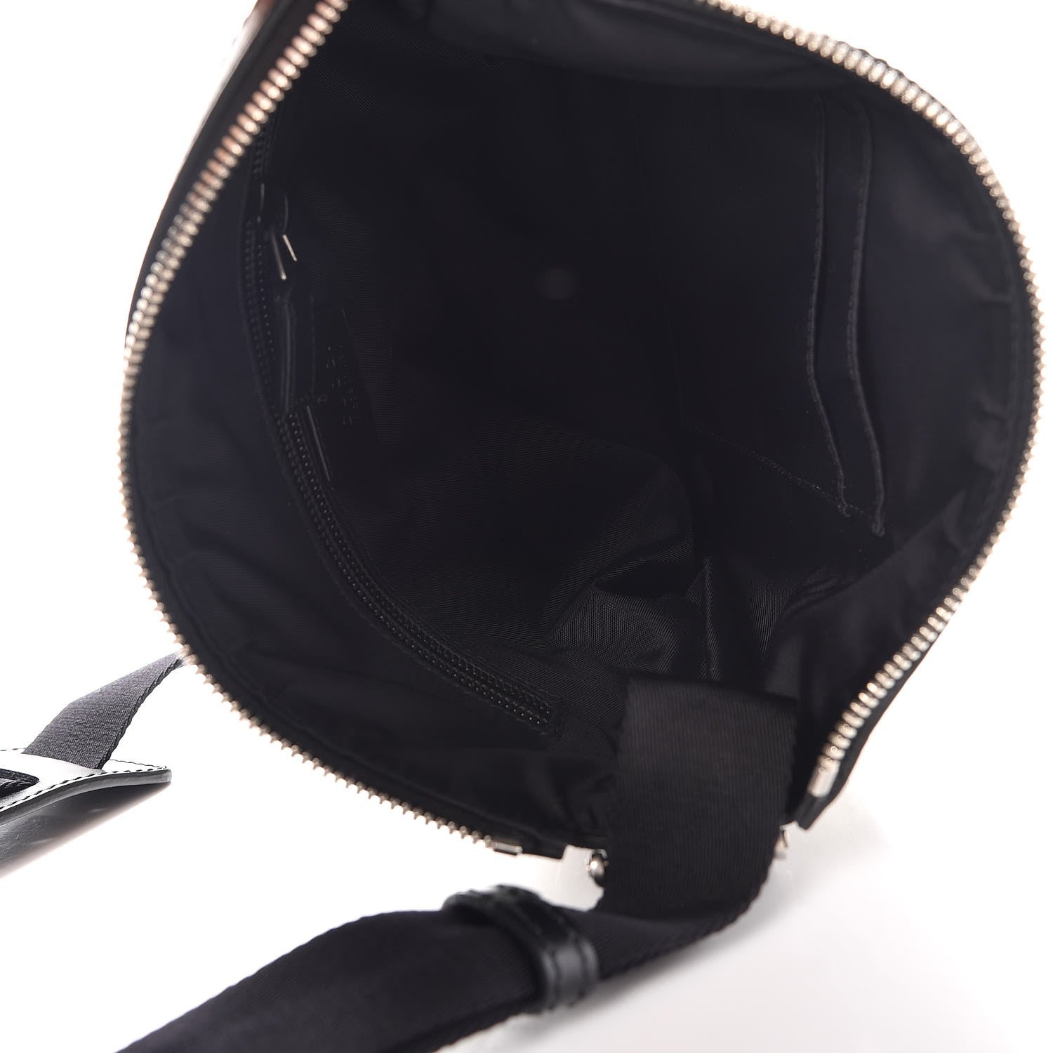 Gucci GG Supreme Monogram Web Messenger Bag Black 5 of 7