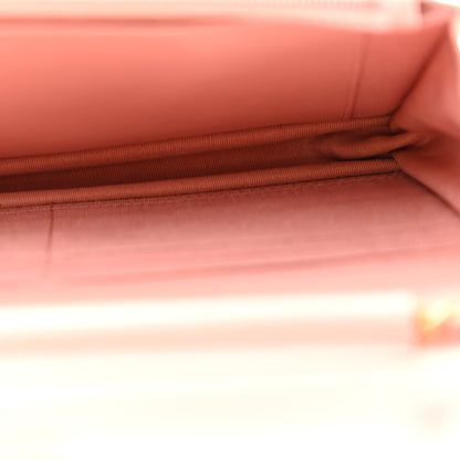 Chanel Caviar Quilted Boy Wallet On Chain WOC Pink 5 of 15