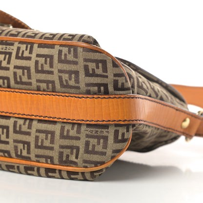 Fendi Zucchino Shoulder Bag Brown 10 of 12