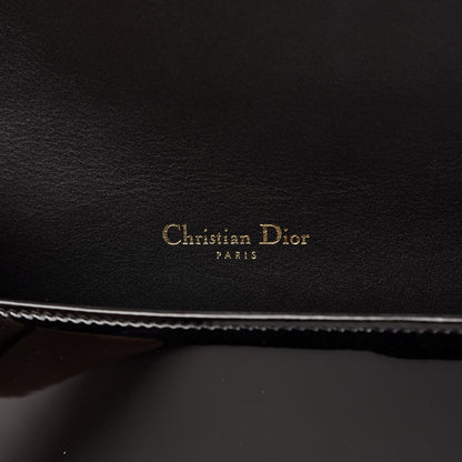 Christian Dior Patent Cannage Lady Dior Clutch Black 8 of 12