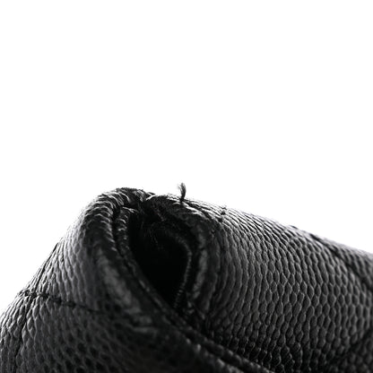 Chanel Caviar Quilted Flap Clutch Black 12 of 17