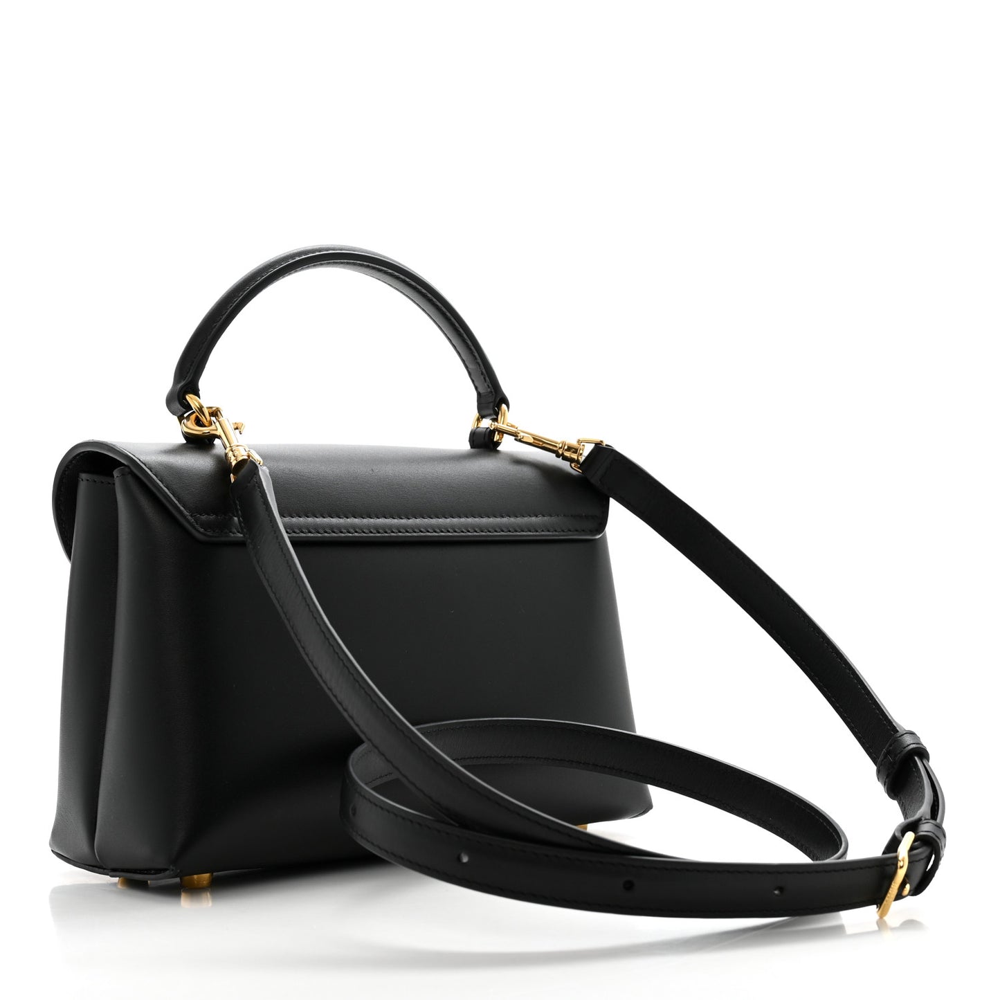 Smooth Satinated Calfskin Teen Nino Black