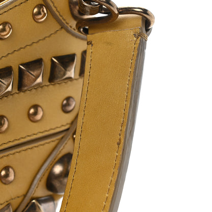 Burberry Prorsum Calfskin Studded Cadet Sling Bag Yellow Ocre 8 of 10