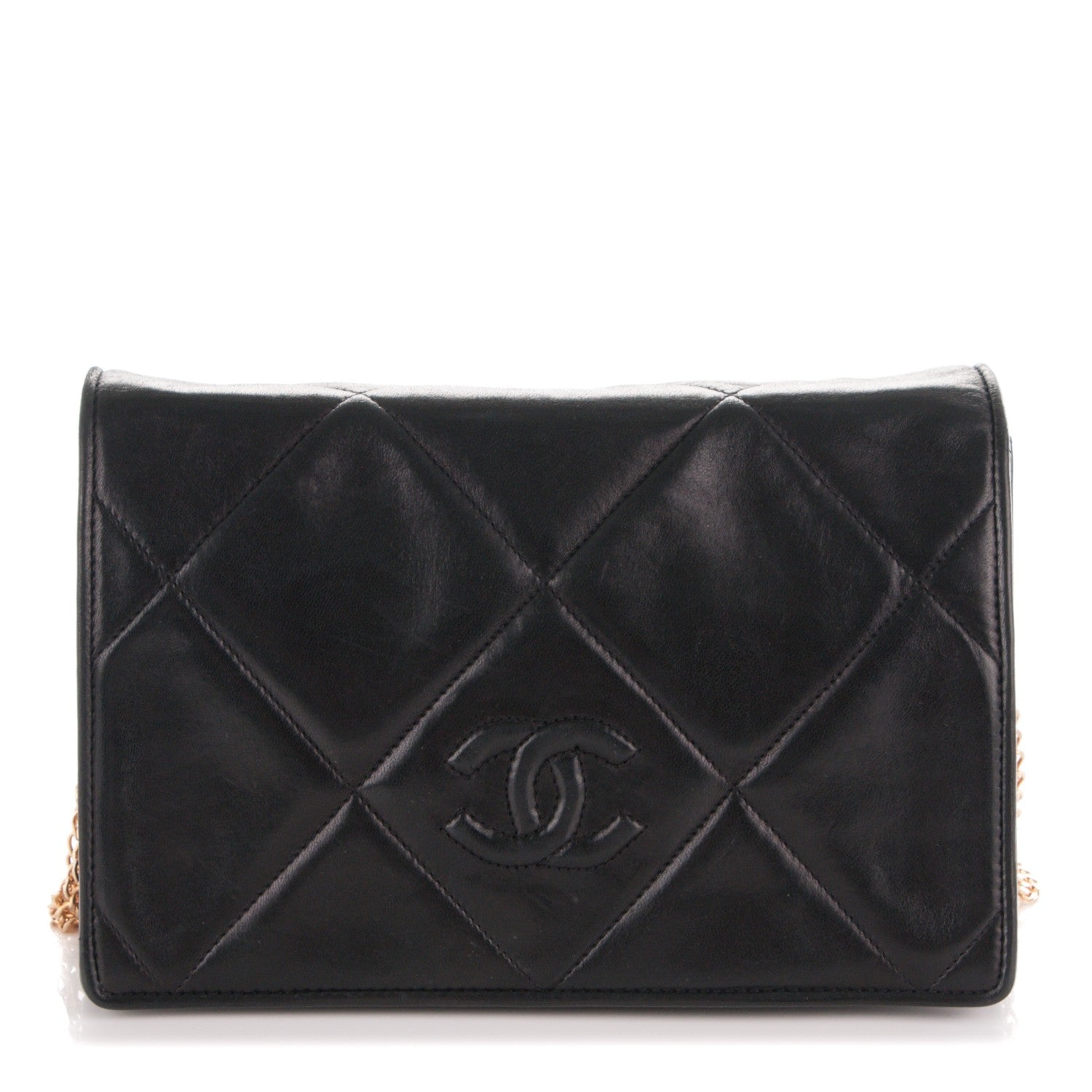 Chanel Lambskin Small Multi Chain Single Flap Black 1 of 10