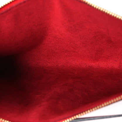 Louis Vuitton Epi Pochette Accessories 24 Castillan Red 5 of 10