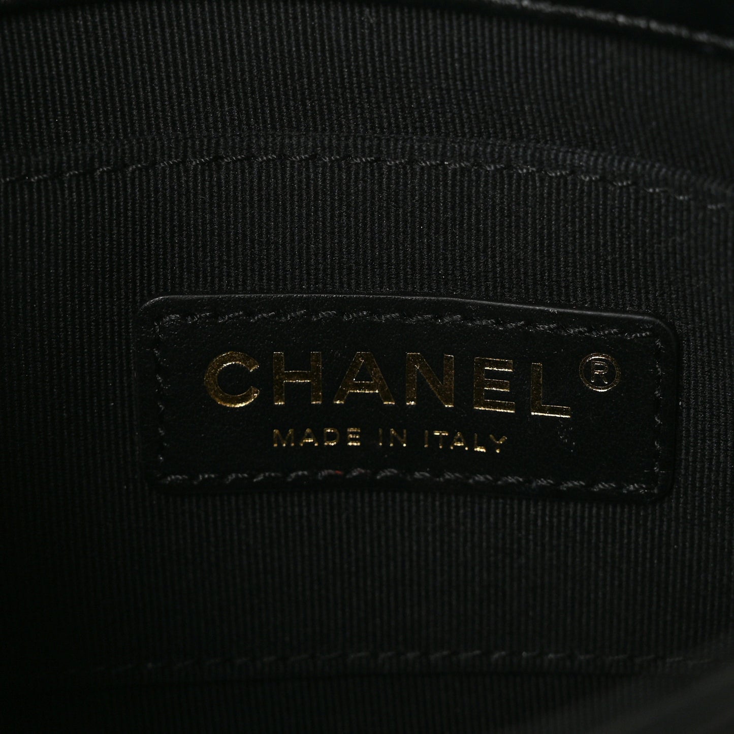 Lambskin Quilted Mini Lacquered Chain Flap Black