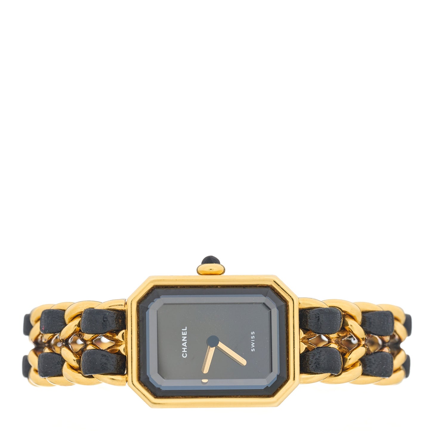Stainless Steel Lambskin 20mm Chain Premiere Quartz Watch Gold M