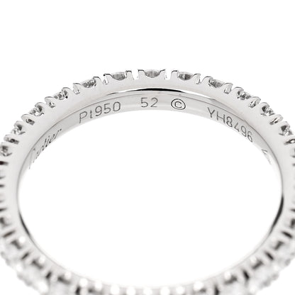 Cartier Platinum Diamond 2.6mm Etincelle de Cartier Wedding Band Ring 51 5.75 4 of 4