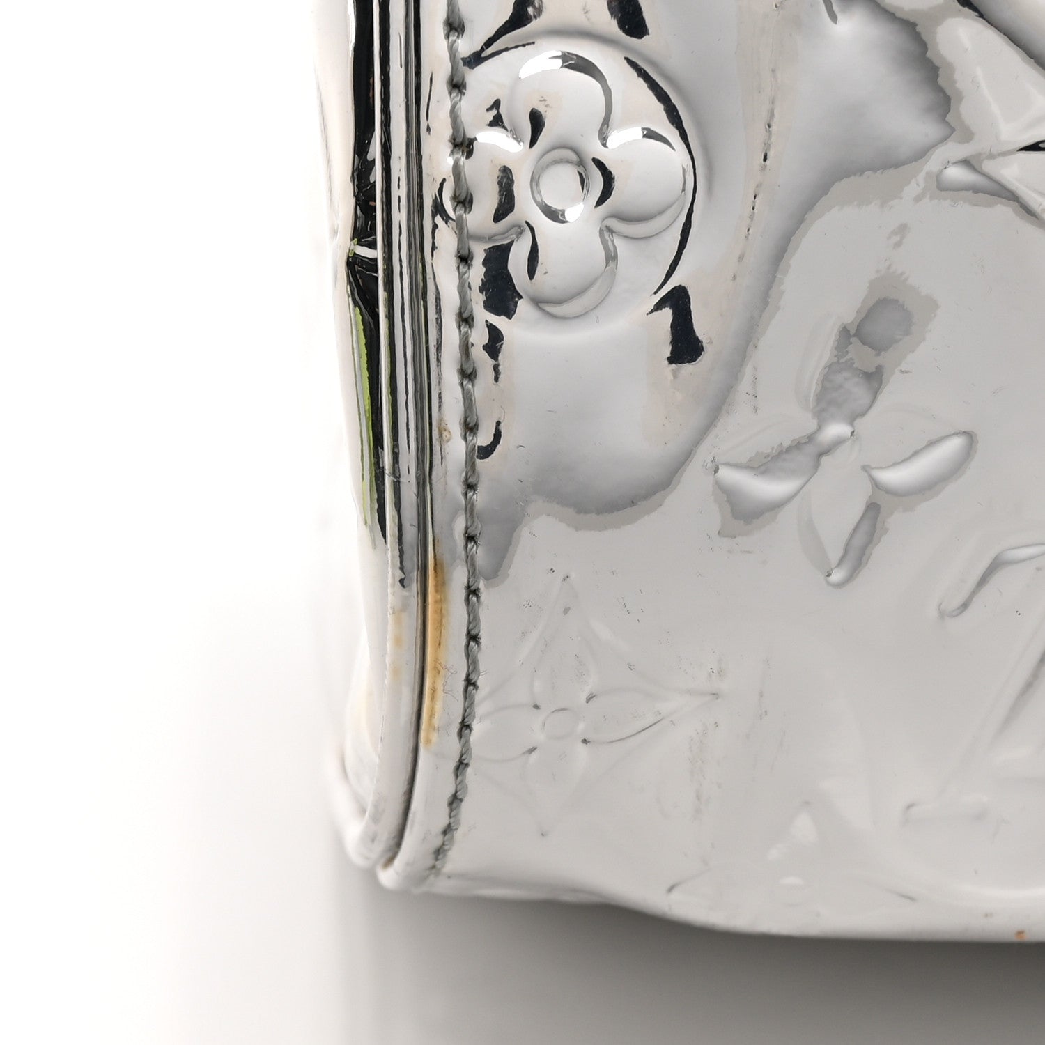 Louis Vuitton Monogram Miroir Keepall 55 Silver 13 of 19