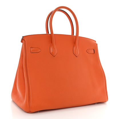 Hermes Togo Birkin 35 Feu 3 of 13