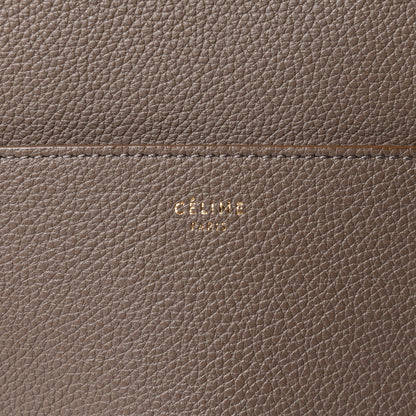 Celine Soft Grained Calfskin Sangle Bucket Bag Taupe 7 of 12