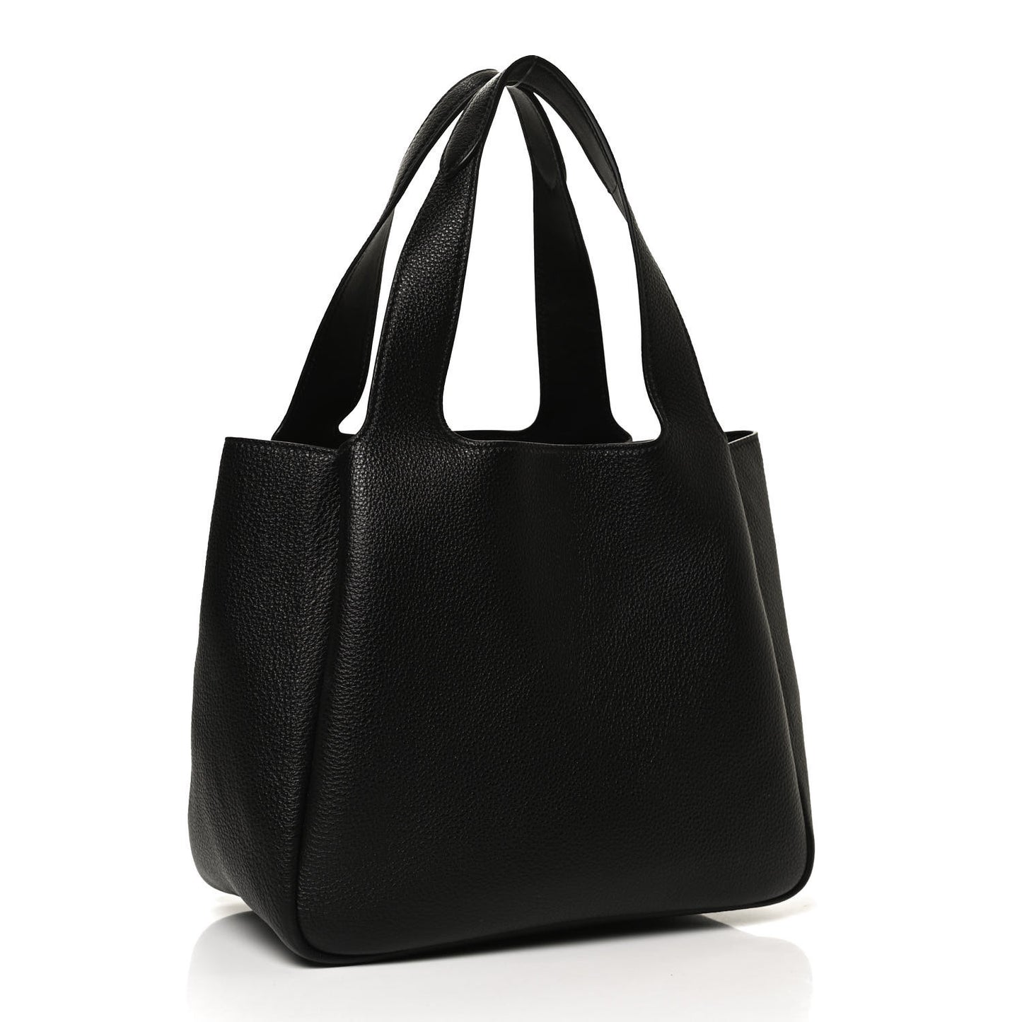Vitello Daino Soft Medium Dynamique Tote Black