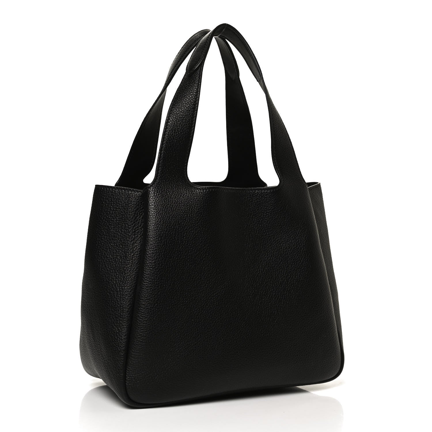Prada Vitello Daino Soft Medium Dynamique Tote Black 3 of 10