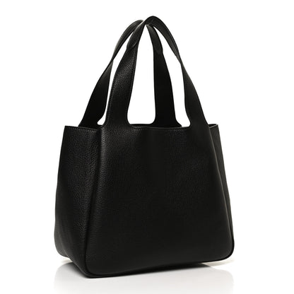 Prada Vitello Daino Soft Medium Dynamique Tote Black 3 of 10