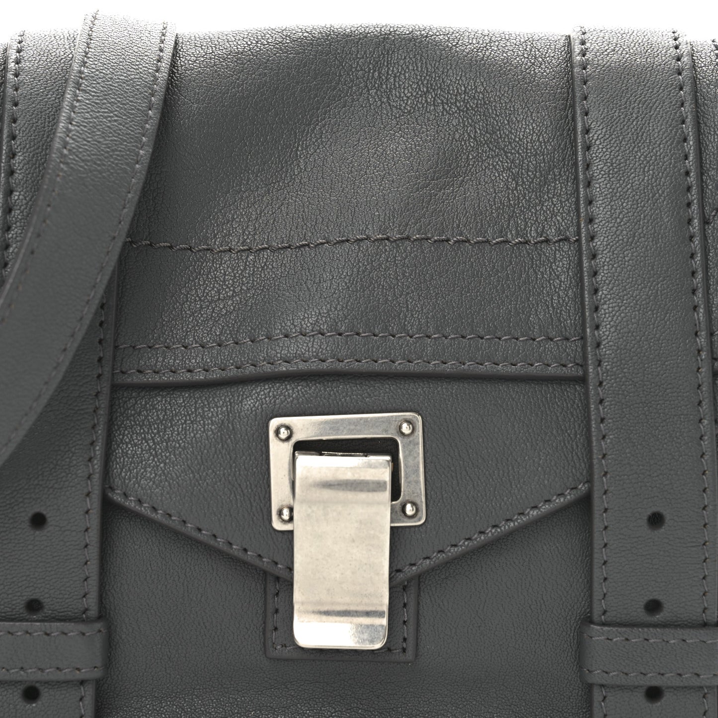 Lambskin PS1 Mini Crossbody Heather Grey
