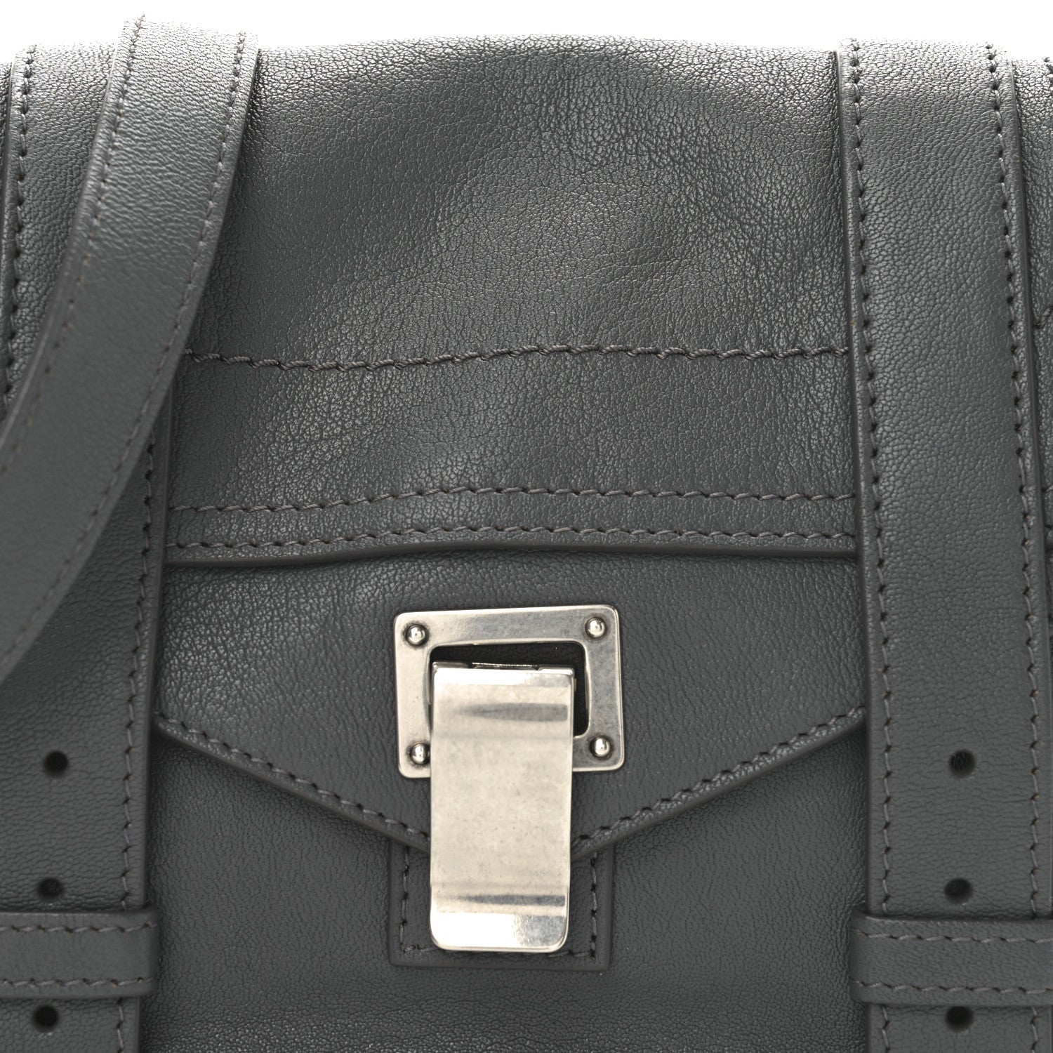 Proenza Schouler Lambskin PS1 Mini Crossbody Heather Grey 7 of 9