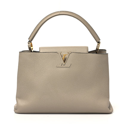 Louis Vuitton Taurillon Capucines MM Galet 1 of 10