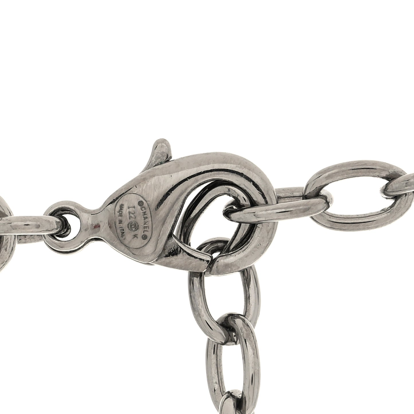 Ruthenium Crystal Chain CC Choker Necklace